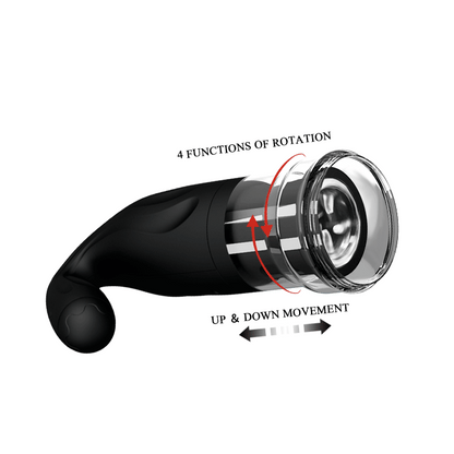 Batman Automatic Retractable Rotating Multi-Frequency Masturbator for Men