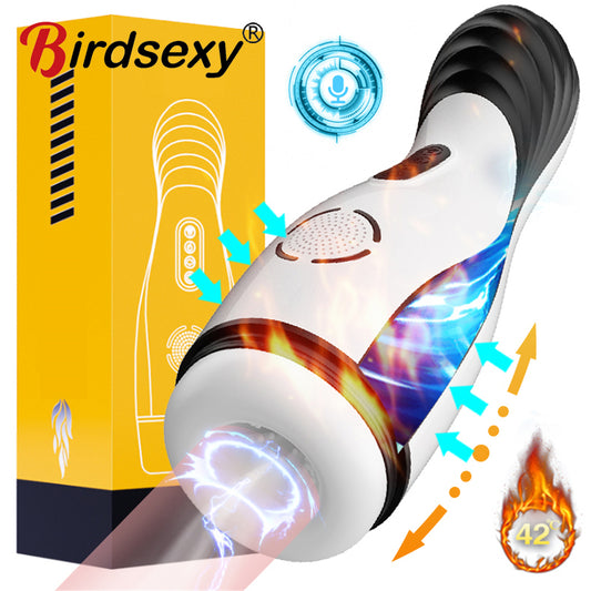 Male Automatic Sucking Heating Vagina Masturbation Cup