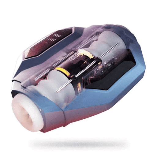 Sexoralab™ SVAKOM Dual Opening 5 Thrusting Sucking Male Stroker