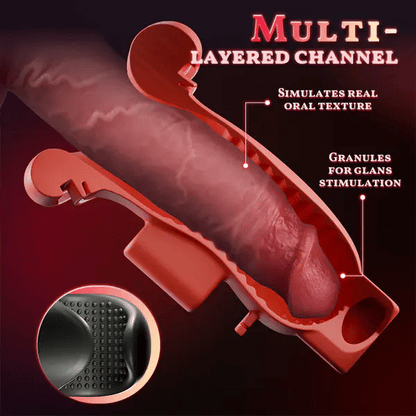 💋Succubus 🎁Double-Headed Enlarging💥9 vibration modes, special trainer for men