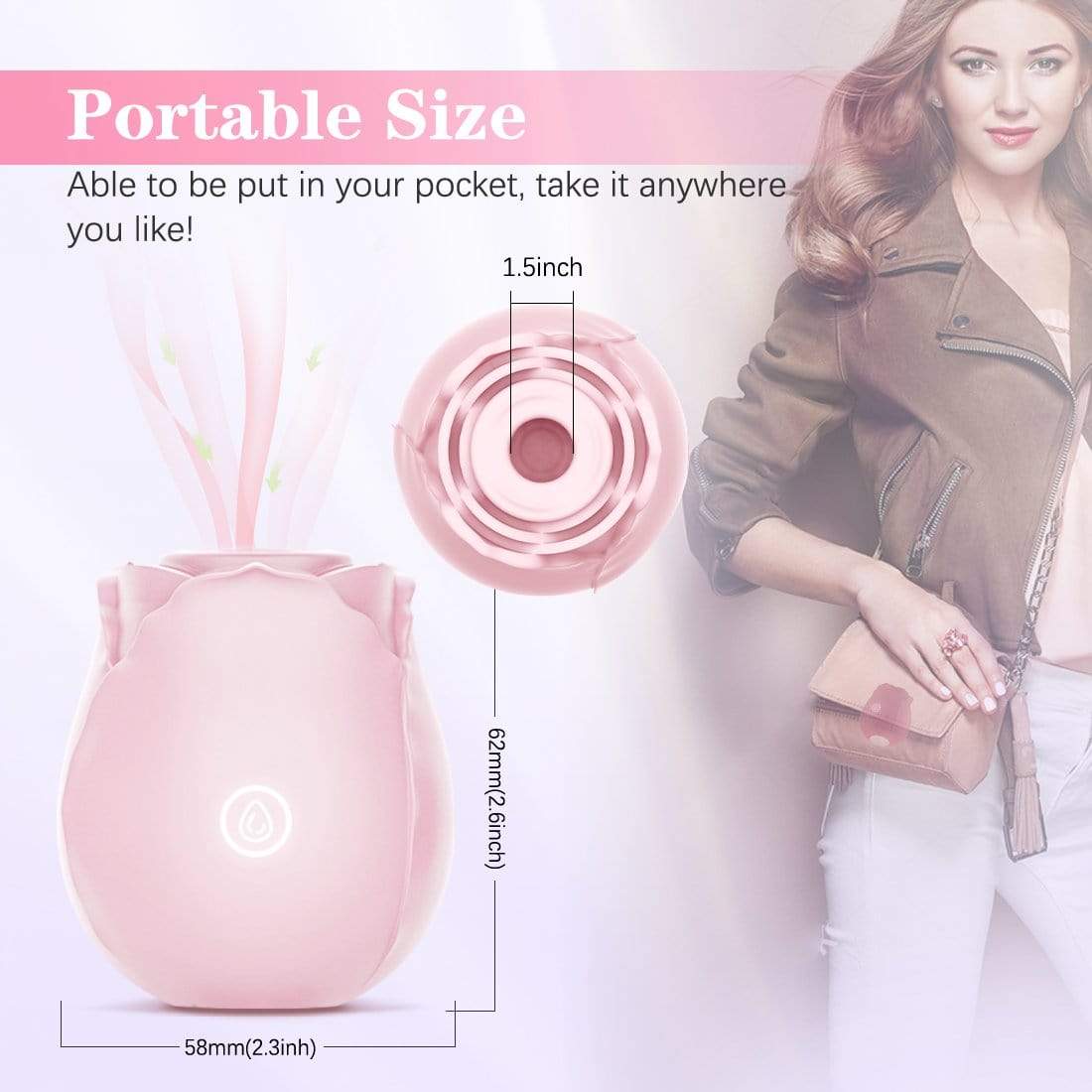 ROSE Vibrator Rose Toy Clit Sucker