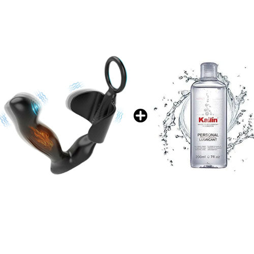 10 Vibrating Heating Ergonomic Prostate Massager