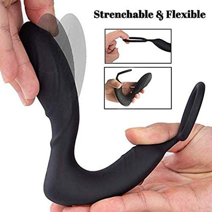 Anal Vibrator with Penis Ring
