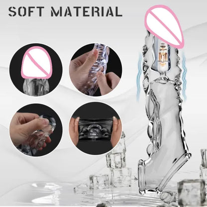 💥💥2025 latest hot style low price 💥💥-Reusable penis extension vibrator😍