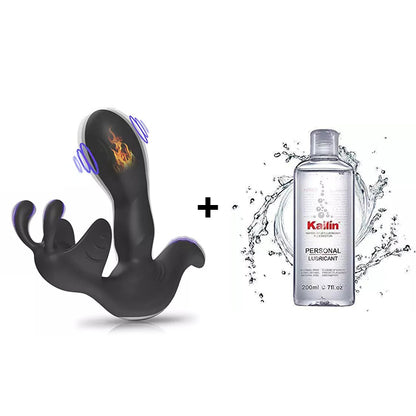 Dual Stimulation 7 Flapping Vibrating Prostate & Testicular Massager