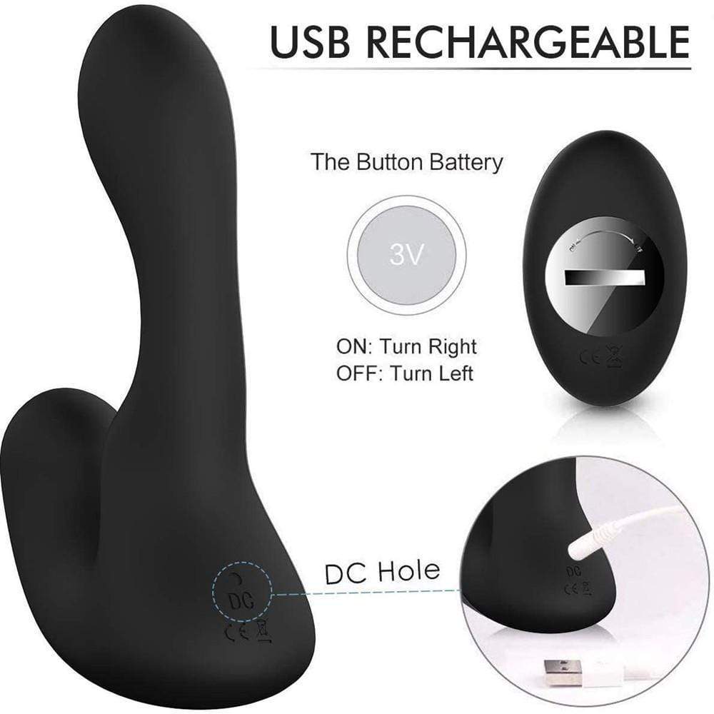 9 Vibrating Double Motor 30° Wave-Motion Prostate Massager