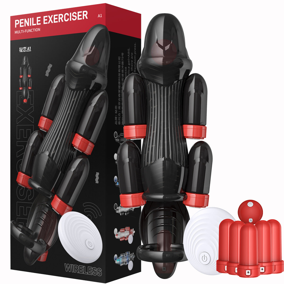 Black  Wireless  Red 6 Motors