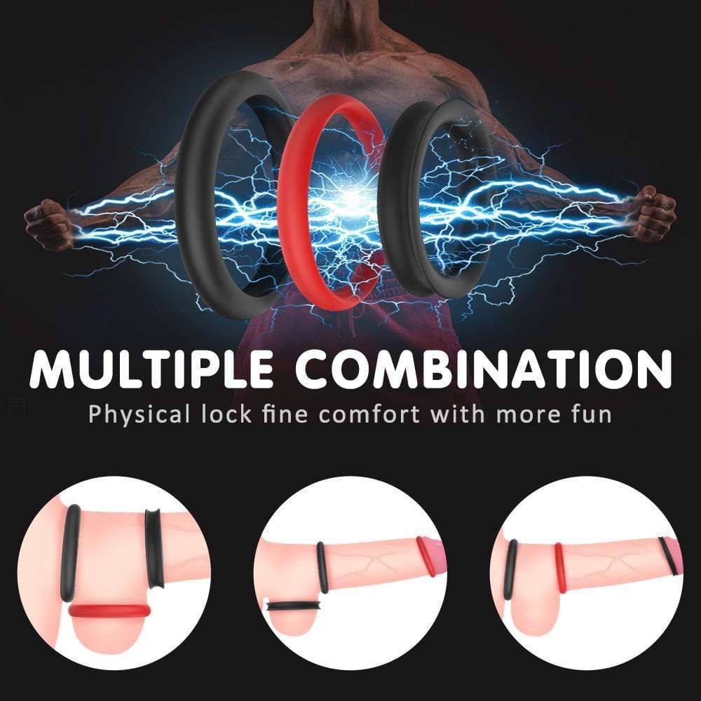 S-HANDE Premium Stretchy Longer Harder Stronger Erection Cock Ring