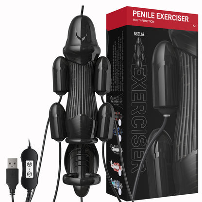 Penis Exerciser Remote Conntrol Glans Vibrator Bullet Glans Vibrator For Men Penis Glans Trainer For Delay Ejaculation Sexy Toys