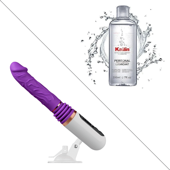 Buyging™ 5 Thrusting 8 Vibrating Flexible Bending Dildo