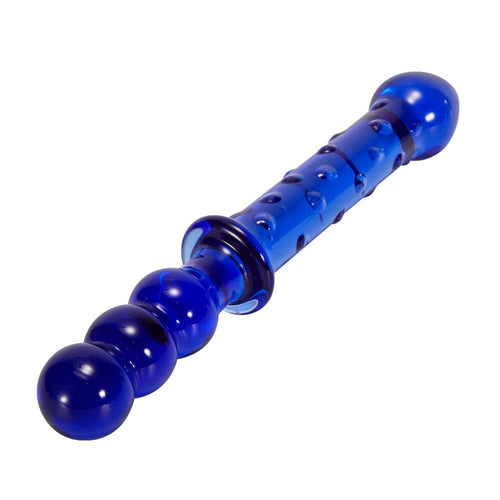 Ocean Blue Glass Butt Plug